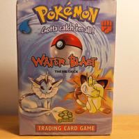 Pokemon theme deck Water Blast nuovo