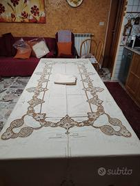 Tovaglia di Burano puro Lino