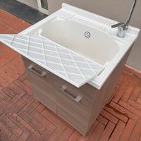 Mobiletto lavatoio lavanderia