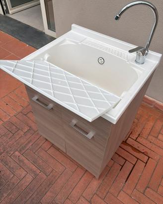 Mobiletto lavatoio lavanderia