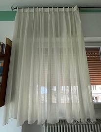Coppia di tendoni per finestre in seta