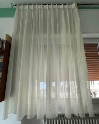 Coppia di tendoni per finestre in seta