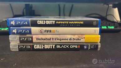 Lotto giochi PS3 + PS4 | Black Ops 2, Uncharted