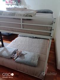 letto a castello 4 posti, 2 x matrimoniale