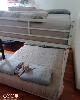 letto a castello 4 posti, 2 x matrimoniale
