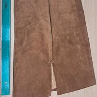 Gonna in camoscio anni 60 originale taglia 40