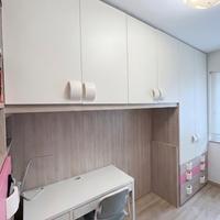 Cameretta Bambina completa con letto e libreria