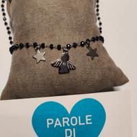 Collana rosario e angelo
