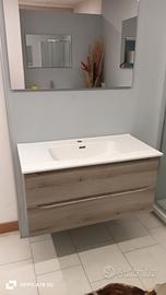 Mobile bagno completo 90x45 nuovo 