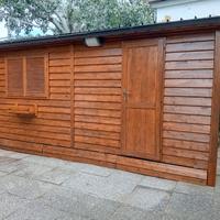 Roulotte stanziale + casetta in legno