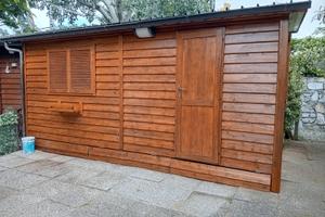 Roulotte stanziale + casetta in legno