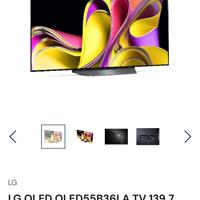 Lg smart tv oled 4k 55”