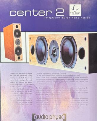 Audio Physic diffusore centrale audio video