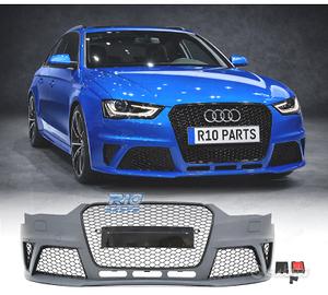 PARAURTI ANTERIORE AUDI A4 B8 11-15 LOOK RS GRIGLI