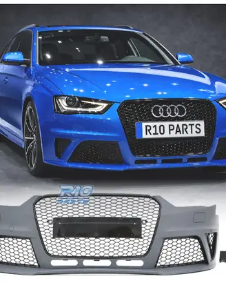 PARAURTI ANTERIORE AUDI A4 B8 11-15 LOOK RS GRIGLI