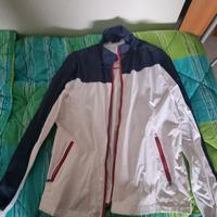 Giacca a vento cotton e silk
