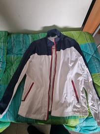 Giacca a vento cotton e silk