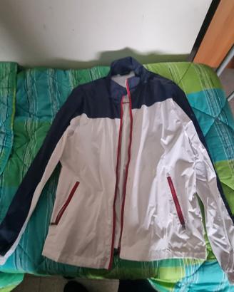 Giacca a vento cotton e silk