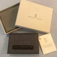 PORTACARTE in tessuto Brunello Cucinelli