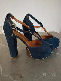 Scarpe con tacco alto e plateau Sibille