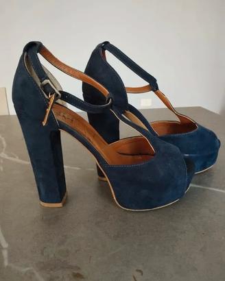 Scarpe con tacco alto e plateau Sibille