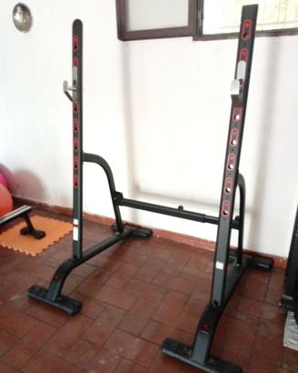 RACK SQUAT + POWER TOWER STAZIONE TRAZIONI DIP