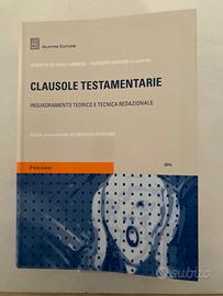 Clausole testamentarie - De Paoli Ambrosi, Gorlani