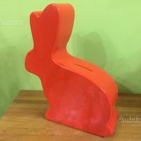 Salvadanaio silhouette coniglio