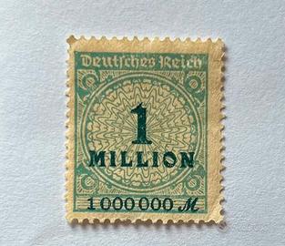 Francobollo Germania Impero Tedesco 1923