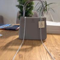 Borsa Lancetti grigio perla