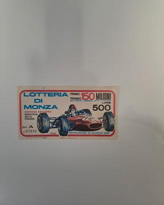 biglietti lotteria  1965