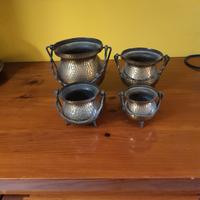 SET DI CONTENITORI  IN OTTONE