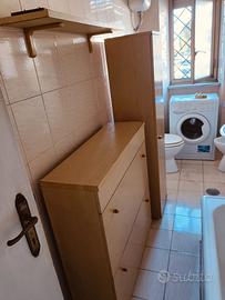 Mobiletto bagno e scarpiera