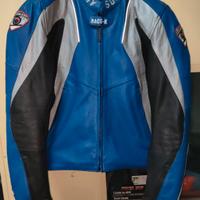 GIUBBOTTO GIACCA MOTO IN PELLE SUOMY RACE-K TG.52