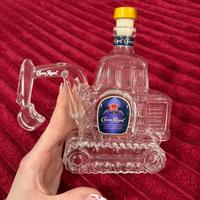 Bottiglia in vetro forma di escavatore esposizione