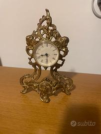 Orologio metallo h 24 cm