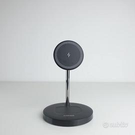 caricatore iphone wireless 2 in 1