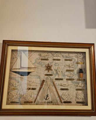 Quadro con nodi marinari