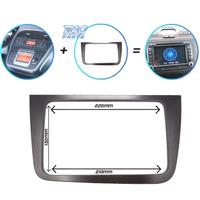 TELAIETTO GRIGIO RADIO 2-DIN PER SEAT ALTEA TOLEDO