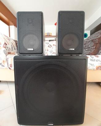 Canton DE subwoofer e satelliti stereofonici 