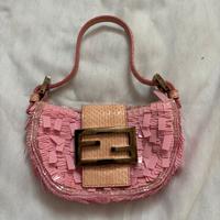 Fendi - borsa croissants con paillettes