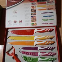 Coltelli da cucina multicolore