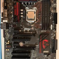Scheda madre MSI H170 GAMING M3 + intel i5 7600