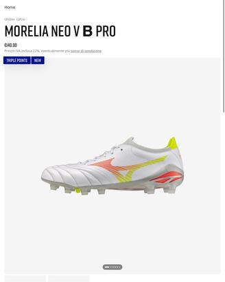 mizuno morelia neo beta tg 43
