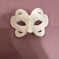 Maschere bianche da decorare