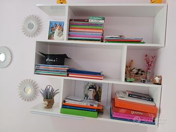 libreria bianco laccato 