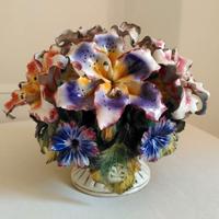 Centrotavola Capodimonte fiori