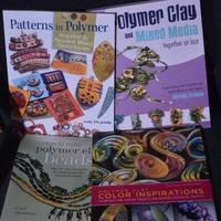 4 libri di lavori creativi con paste polimer clay
