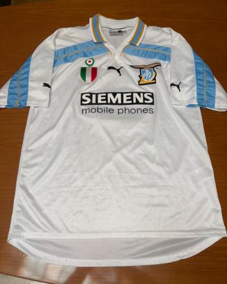 MAGLIA LAZIO 2000/2001 CENTENARIO MATCH WORN