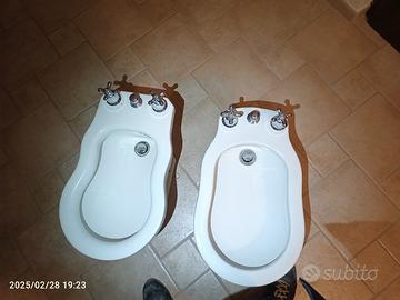 coppia bibet vintage serie montebianco